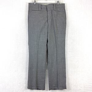 VTG Miller Stockman Western Dress Pants Men 34 Gray Classic Cowboy Ranch Country